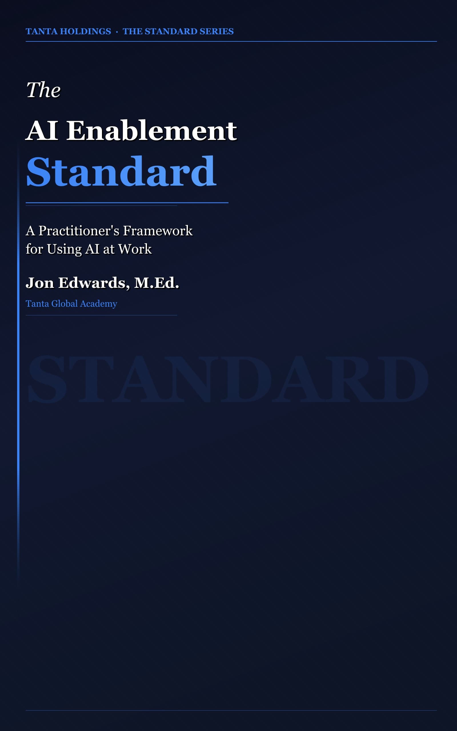 The AI Enablement Standard cover